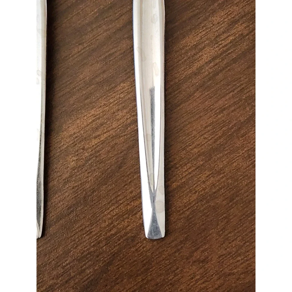 Wm Rogers Mfg Co Stainless Steel Made In USA Grapefruit Serrated Spoons Set of 3